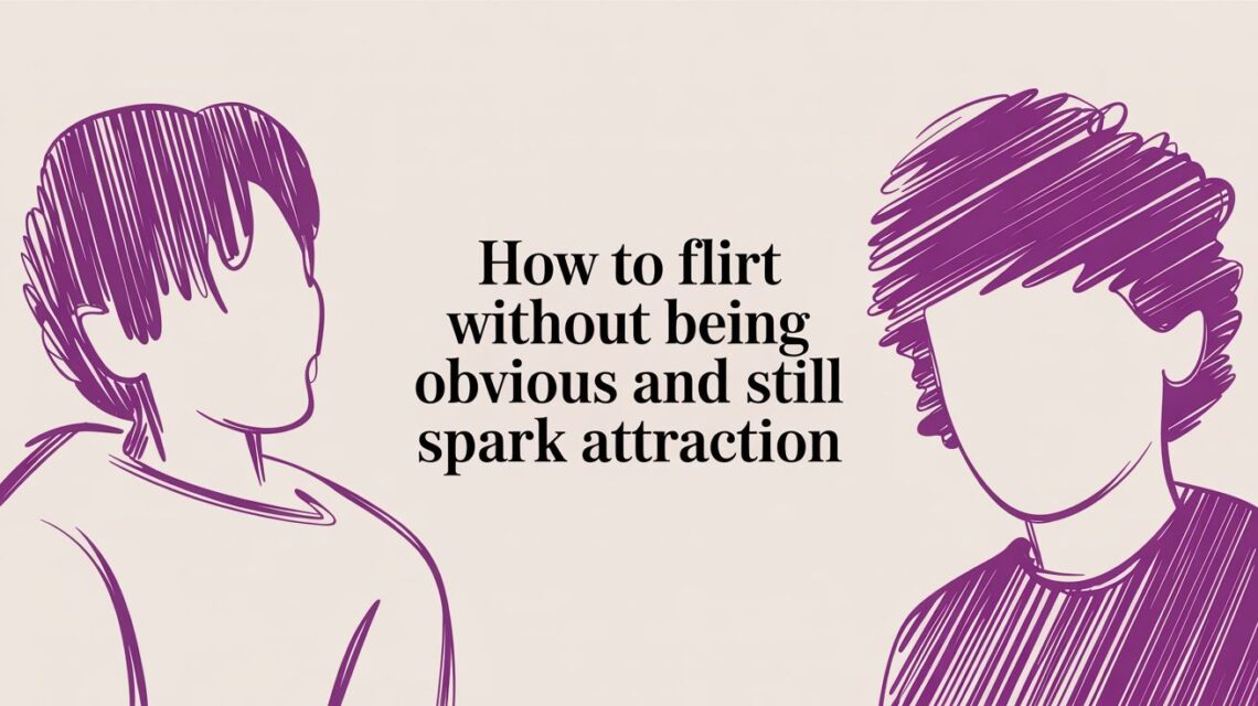 how to flirt without being obvious