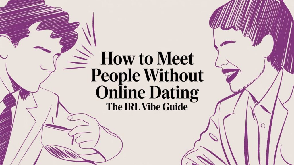 How to Meet People Without Online Dating: The IRL Vibe Check