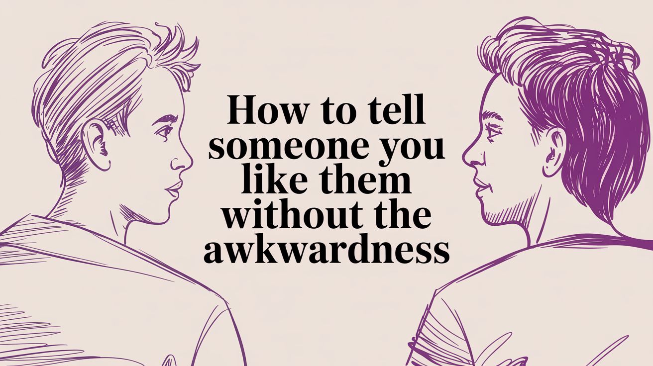 how to tell someone you like them