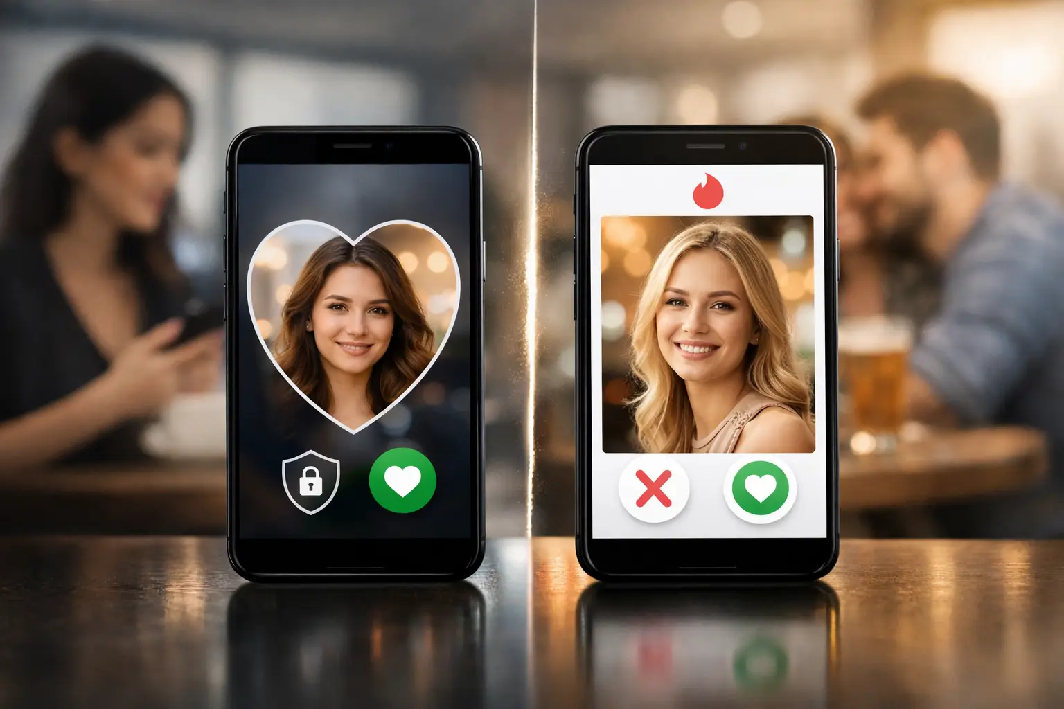Private Crush Apps vs Tinder