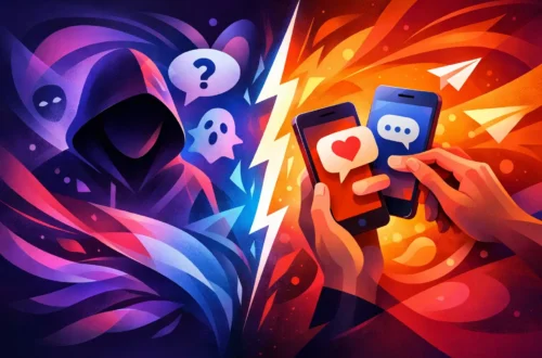 Anonymous Confession App vs Direct Texting