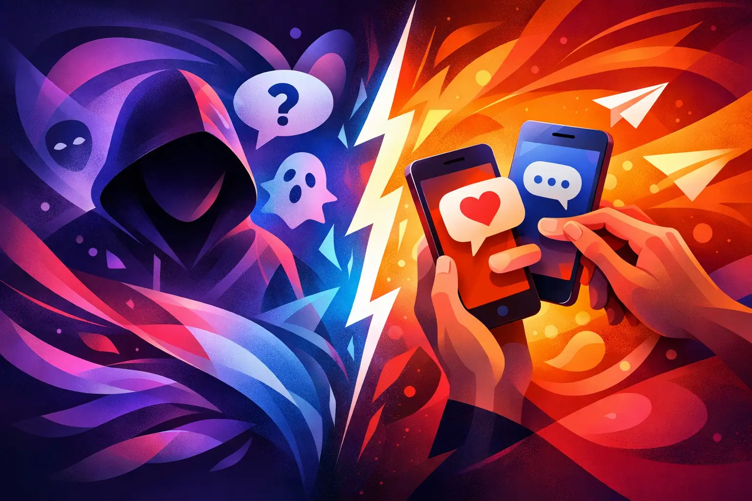 Anonymous Confession App vs Direct Texting