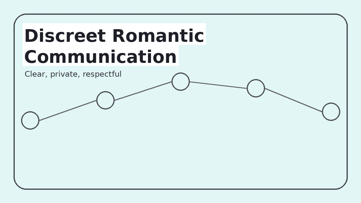 discreet romantic communication for private mutual interest
