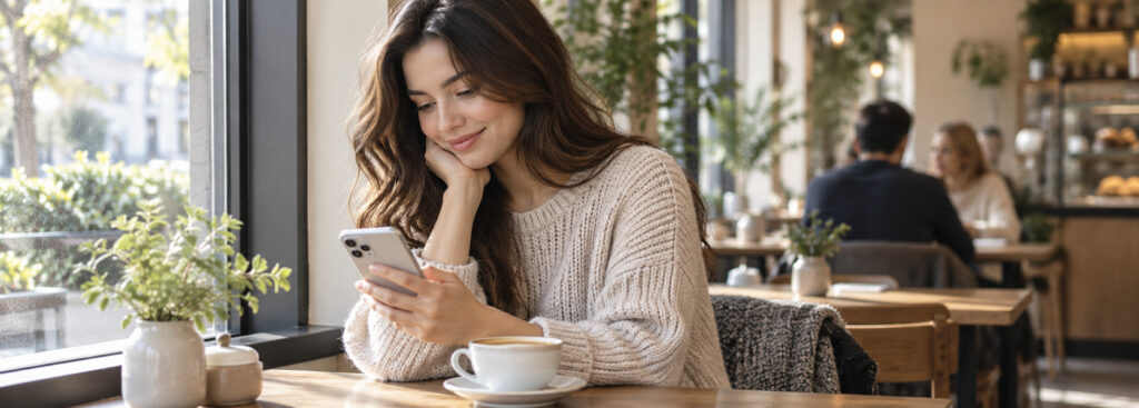 dating privacy for a real-life crush using a phone discreetly